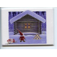 Magnet -  Tomte with Sled Full of Gifts